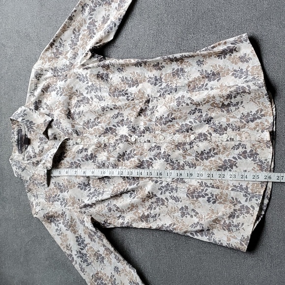 EDDIE BAUER Wrinkle Free Shaped Fit Long Sleeve Button Down Shirt SIZE: S - Picture 8 of 11